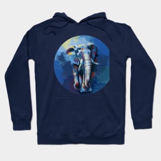 Elephant Dream - Animal Painting Hoodie